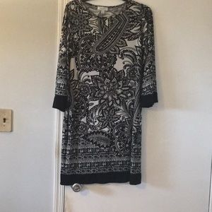 Gently worn bell sleeve dress barn